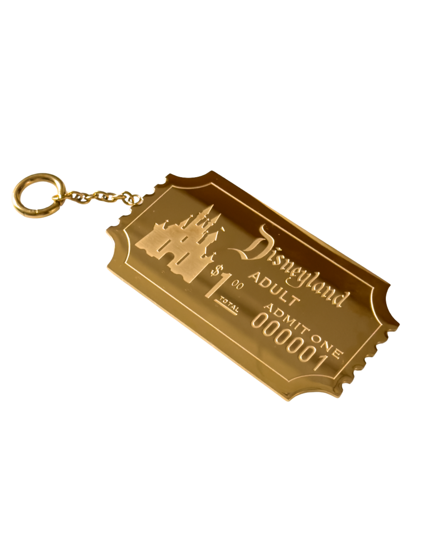 1955 ticket keychain