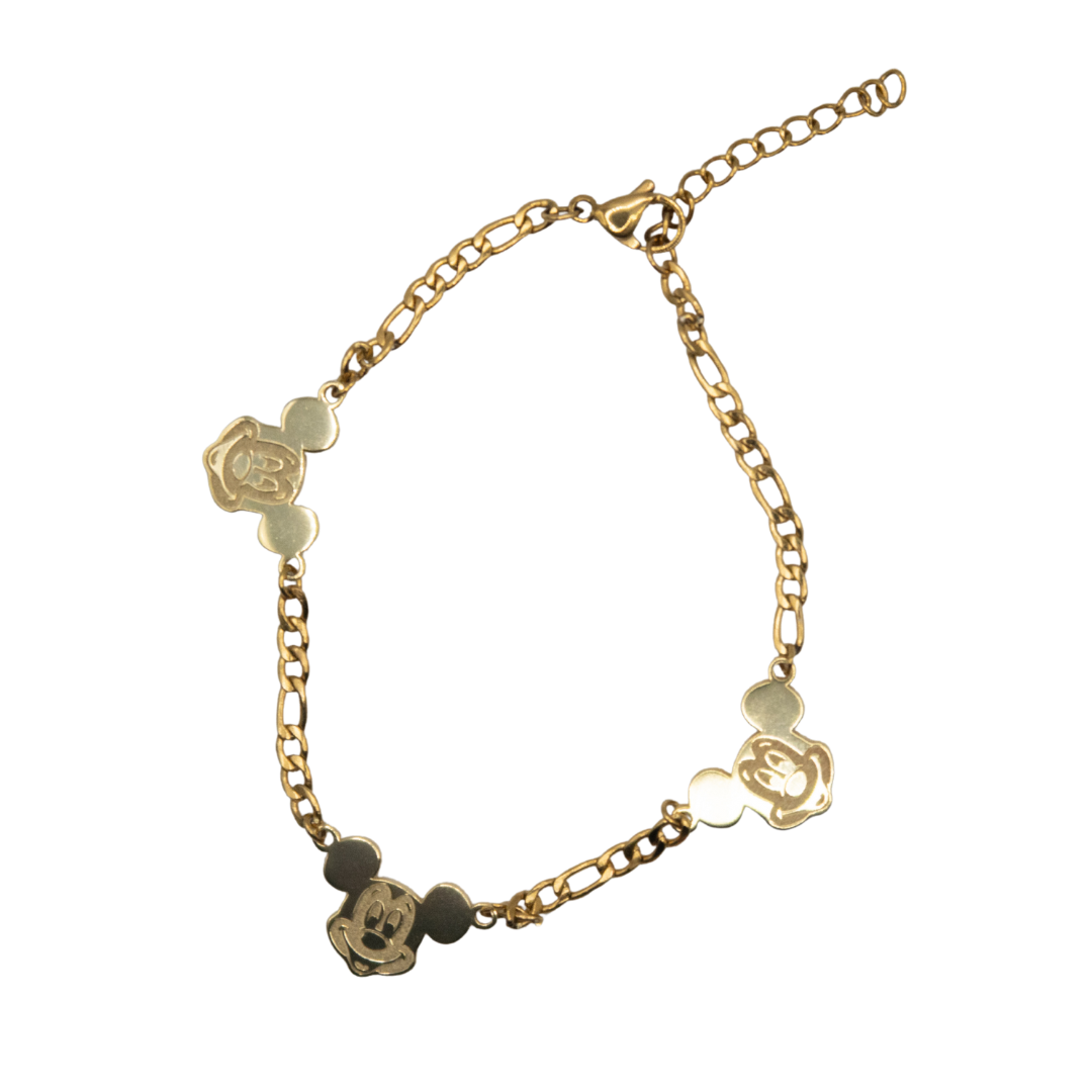 mouse charm bracelet